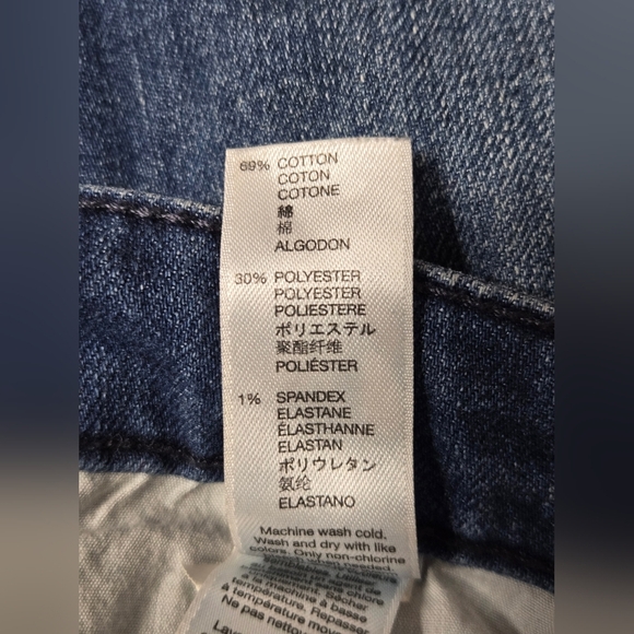 Gap Legging Jeans 0 Waist 25 Distressed Stretch 5 Pocket Zipper Fly - Picture 4 of 4